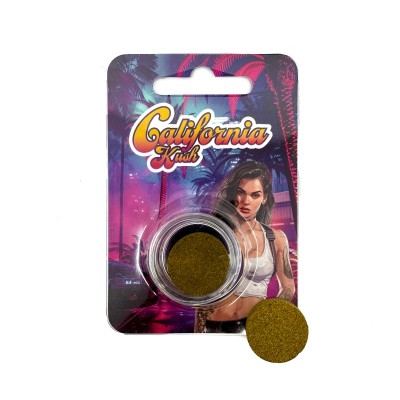 Hash 20% CBD Jaune Mousseux Amnesia - California Kush 3g Hash 20% CBD Jaune Mousseux Amnesia - California Kush 3g