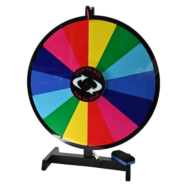 Roue de jeu concours multicolore 75 cm